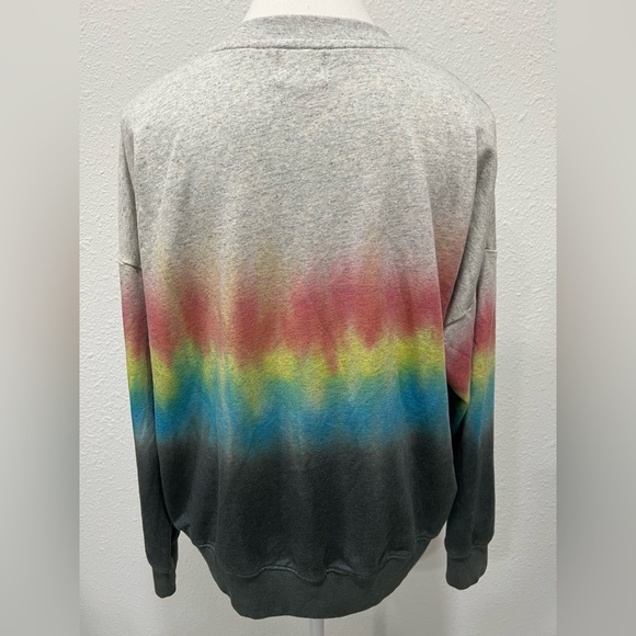 SUNDRY Gradient Tie Dye Oversized Sweatshirt EUC - Picture 3 of 6